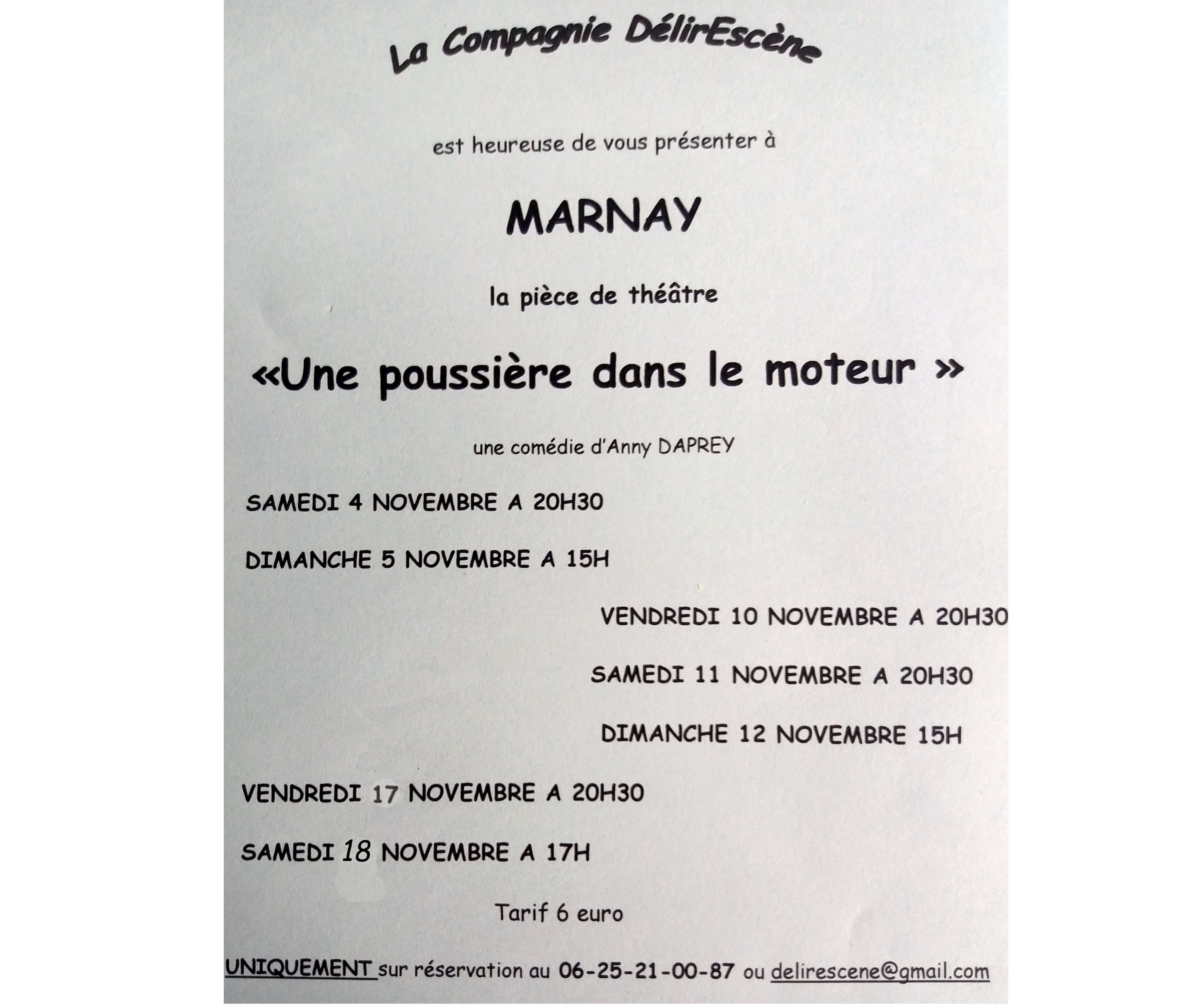 Une poussière dans le moteur