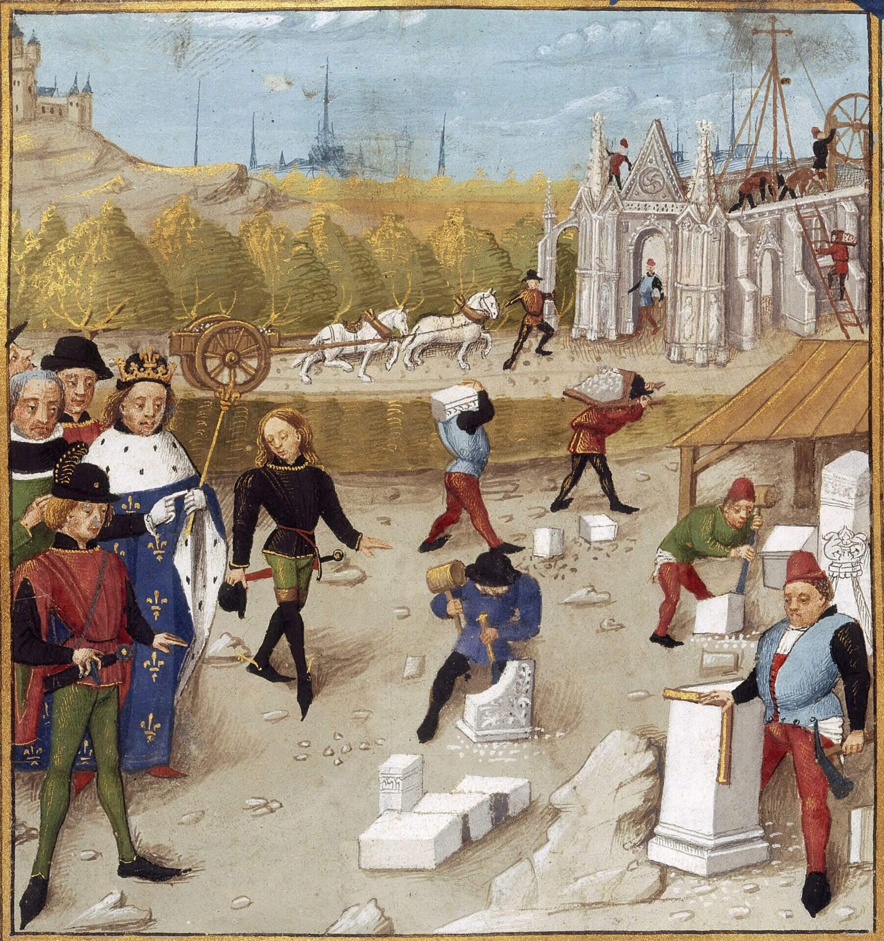 Diaporama « Qu&rsquo;est-ce qu&rsquo;un chantier médiéval » – 15h