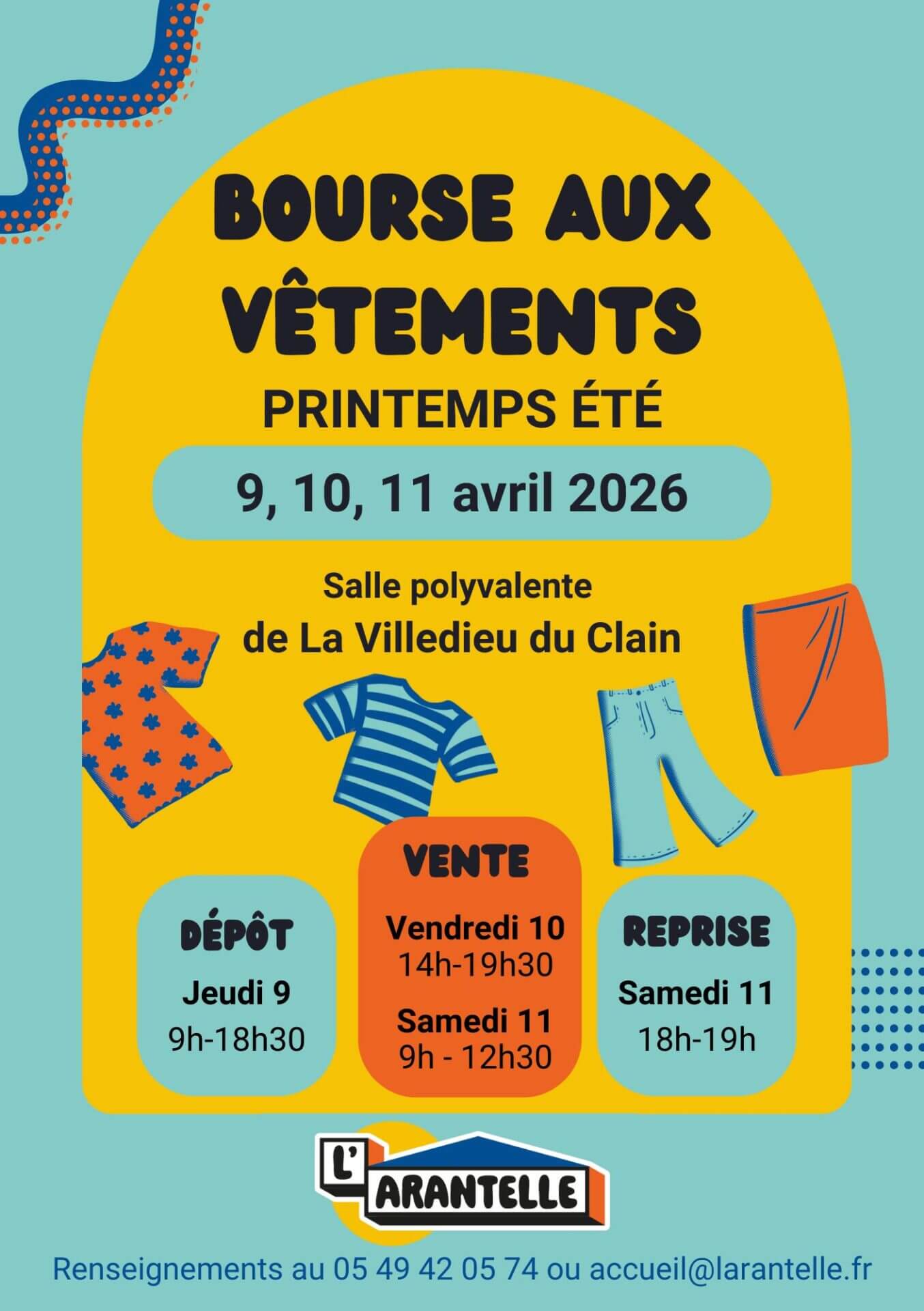 Bourse aux vêtements printemps/été 2026